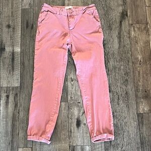 Active USA Pink Ankle cuffed chinos